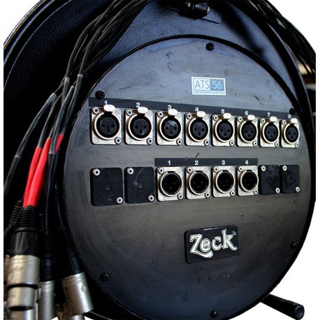 MULTIPAIRE AUDIO XLR - XLR 8 Entres / 4 Sorties / 30 M